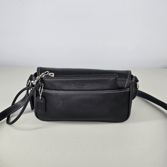 Vintage Coach Bleecker Leatherware Mini Flap Crossbody Bag + Matching Wristlet - Picture 9 of 16